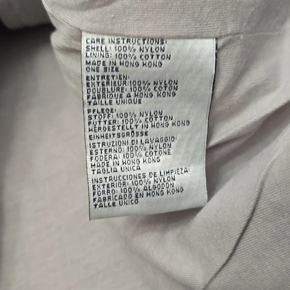 Vintage Cerruti Image Men's Full Zip Vest With Pouch Blue Drawstring Size Large* - Picture 16 of 17